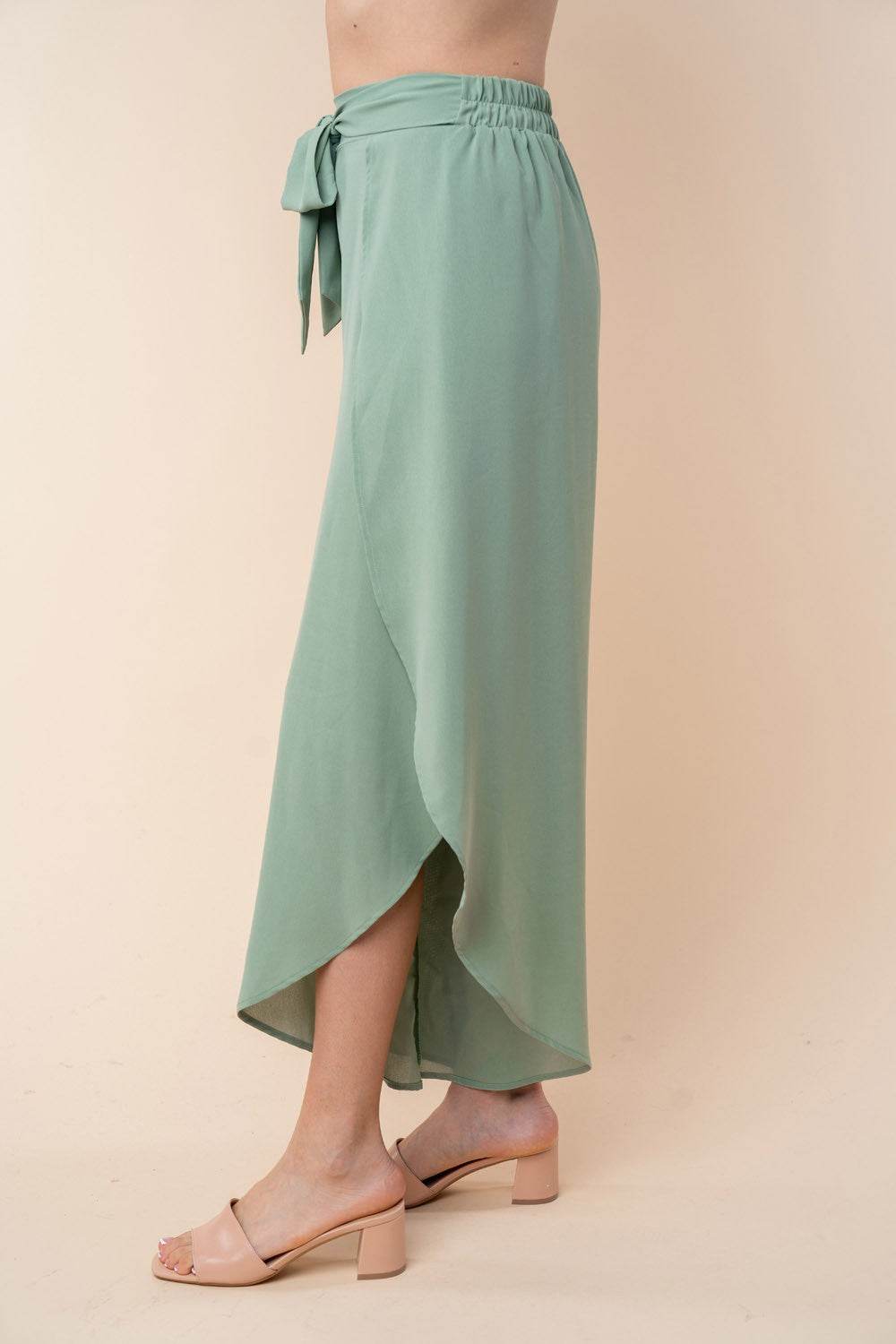 White Birch High Waisted Woven Pants - DaTrendStore.Com