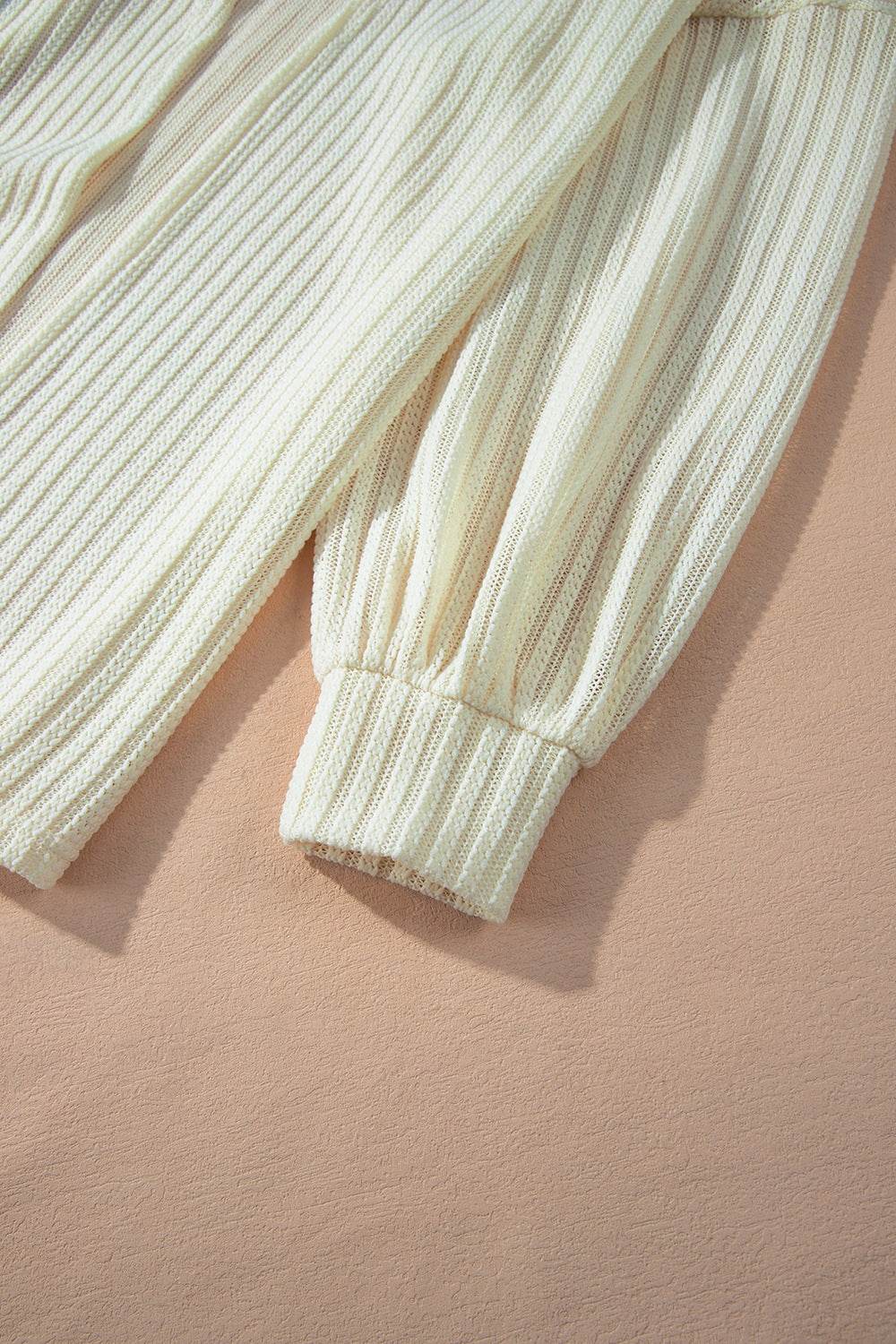 Open Front Long Sleeve Cardigan - DaTrendStore.Com