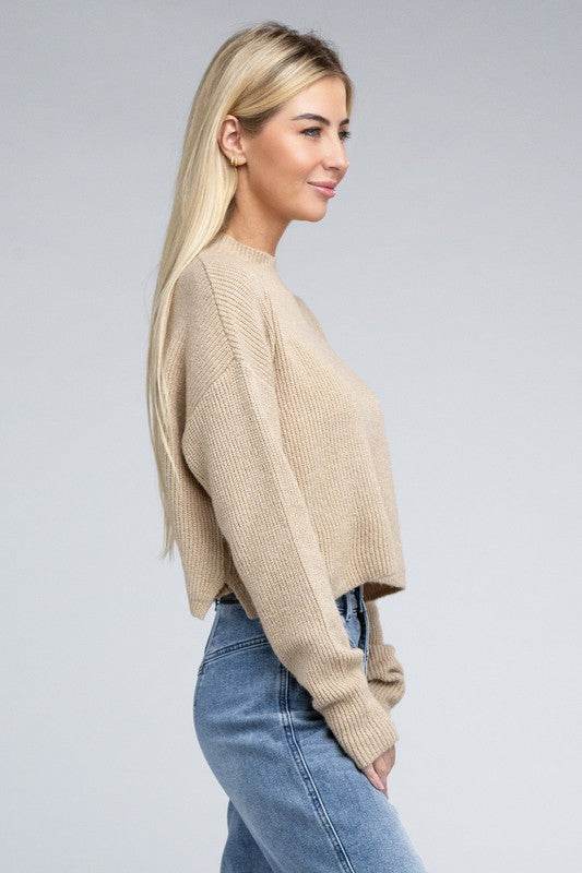 Mock Neck Pullover - DaTrendStore.Com