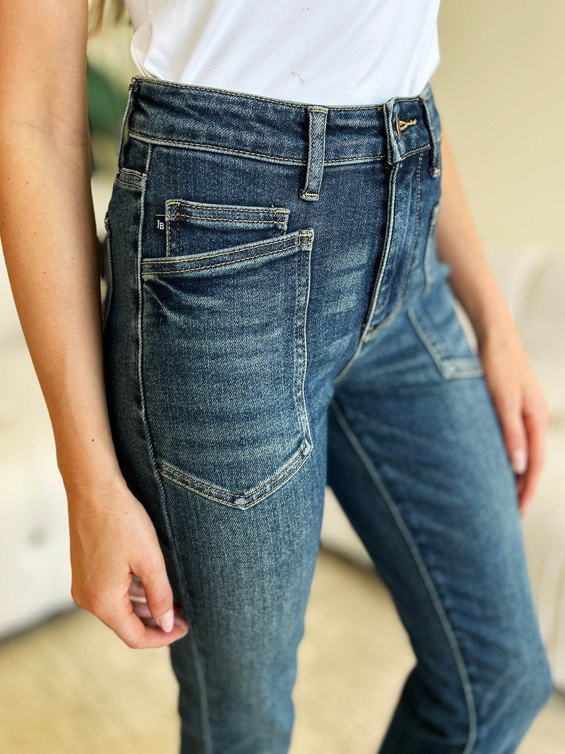 Judy Blue Full Size High Waist Skinny Jeans - DaTrendStore.Com