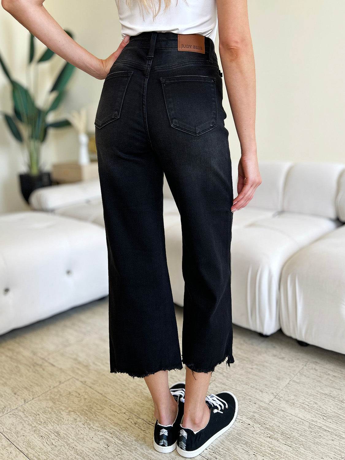 Judy Blue Full Size High Waist Button Fly Jeans - DaTrendStore.Com