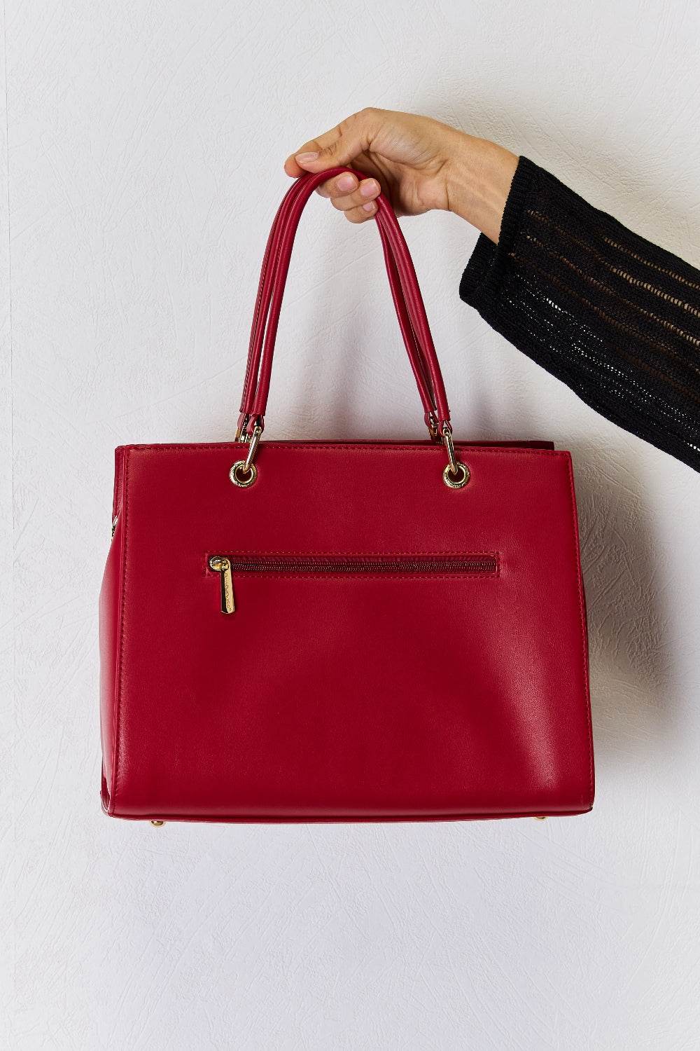 David Jones Texture PU Leather Handbag - DaTrendStore.Com