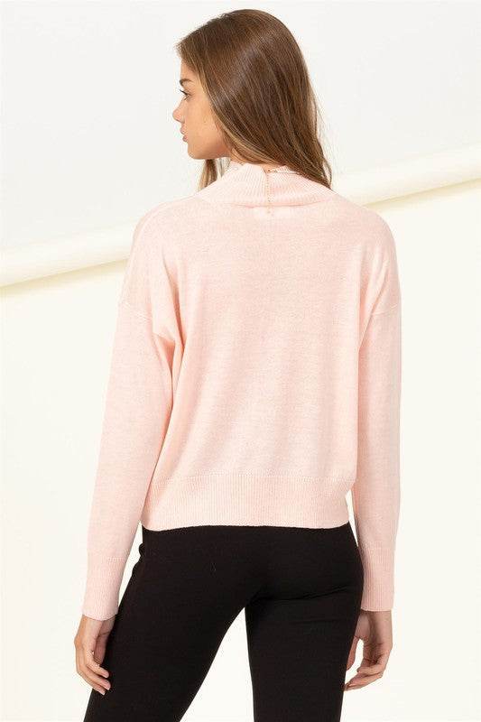 Warm Personality High-Neckline Sweater - DaTrendStore.Com