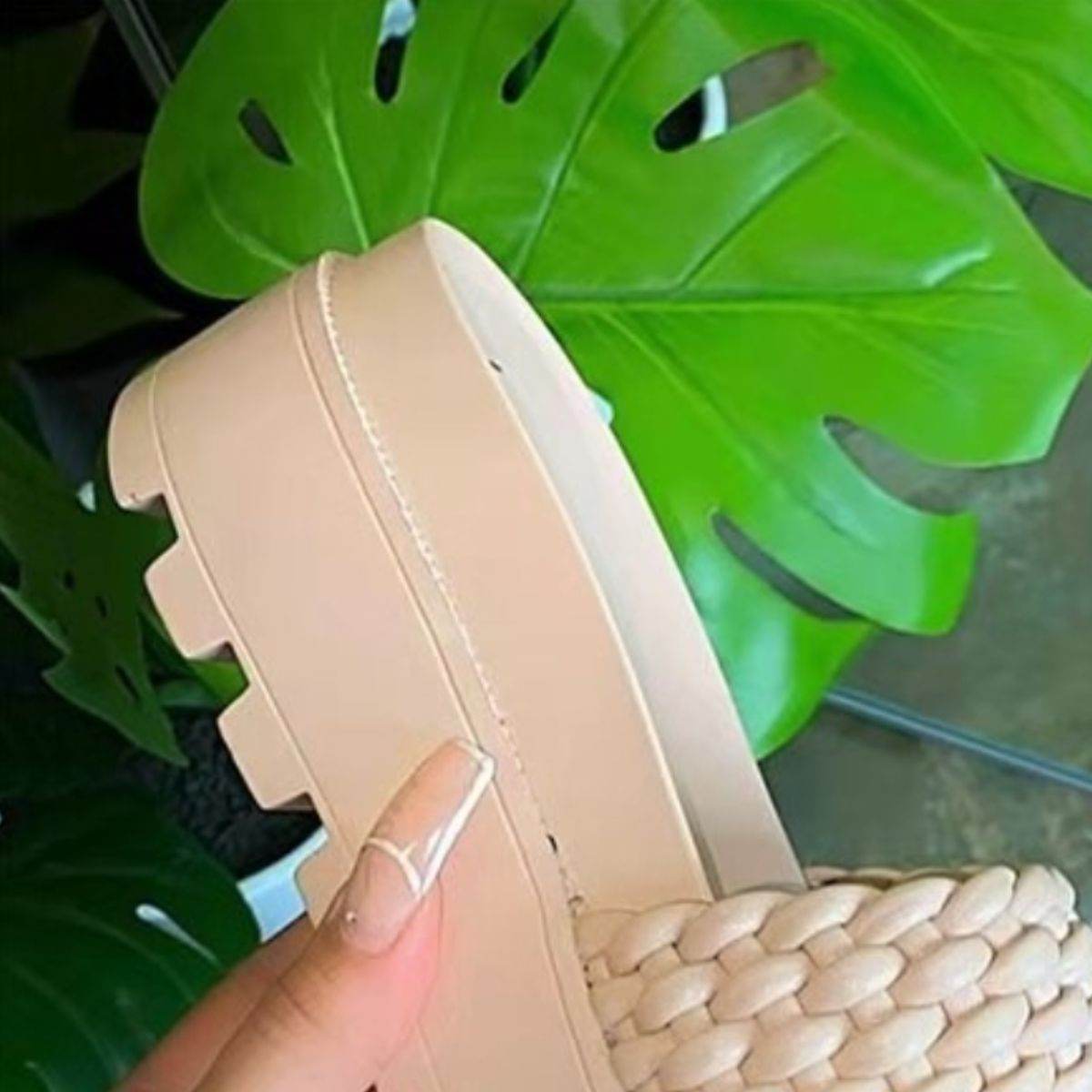 PU Leather Open Toe Platform Sandals - DaTrendStore.Com