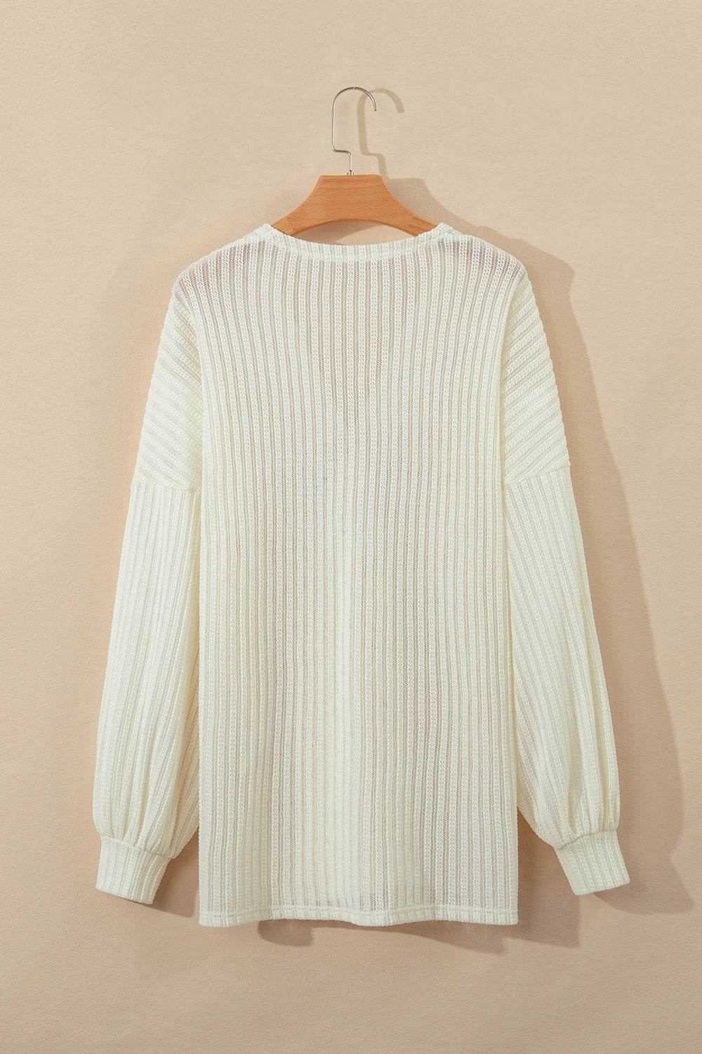 Open Front Long Sleeve Cardigan - DaTrendStore.Com