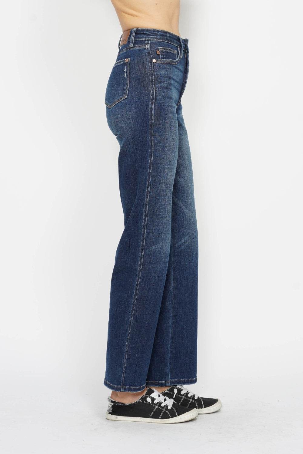 Judy Blue Full Size High Waist Tummy Control Jeans - DaTrendStore.Com