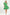 Umgee Puff Sleeve Tiered Babydoll Dress - Green