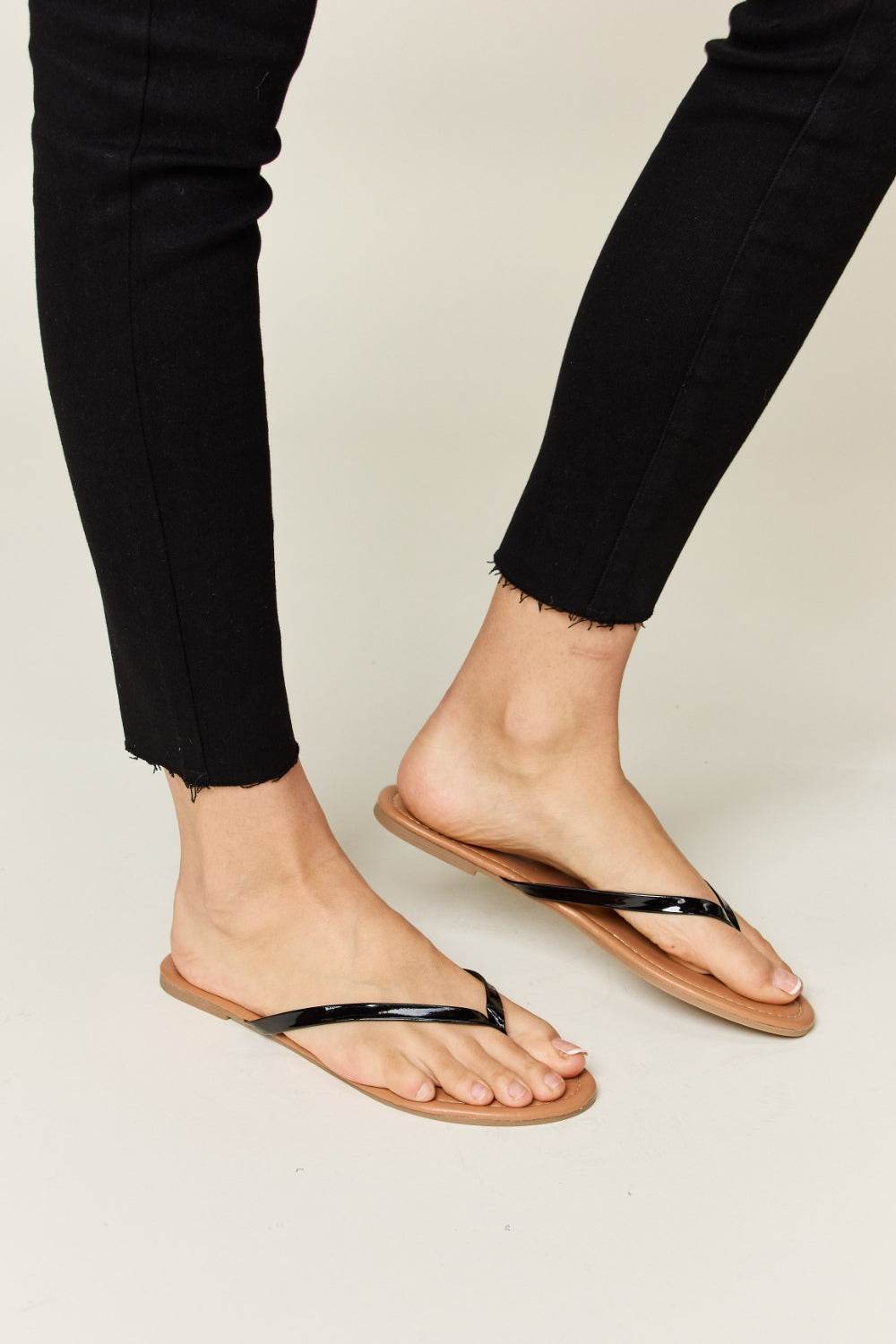 WILD DIVA PU Leather Open Toe Sandals - DaTrendStore.Com