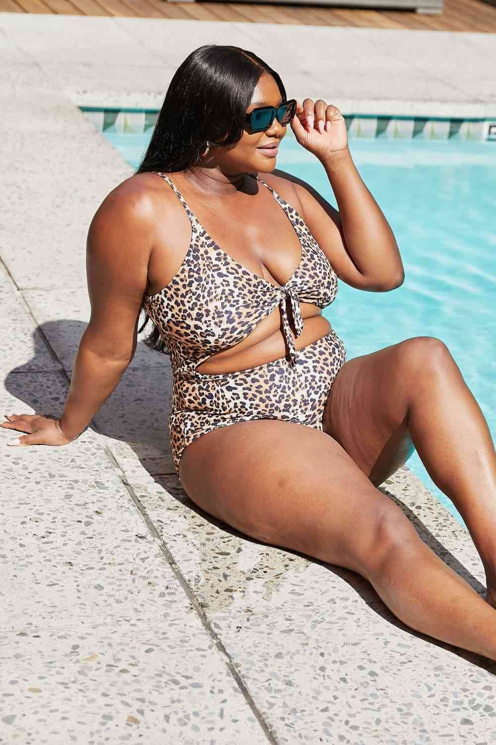 Marina West Swim Lost At Sea Cutout One-Piece Swimsuit - DaTrendStore.Com
