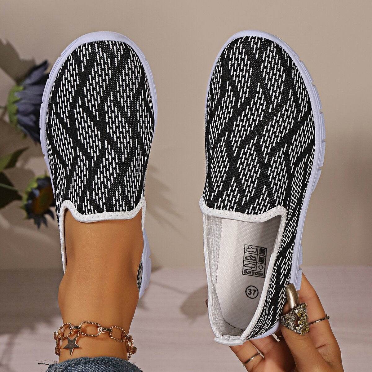 Round Toe Flat Slip-Ons - DaTrendStore.Com