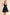 Aemi+Co Black Lace-Detail Mini Cami Dress