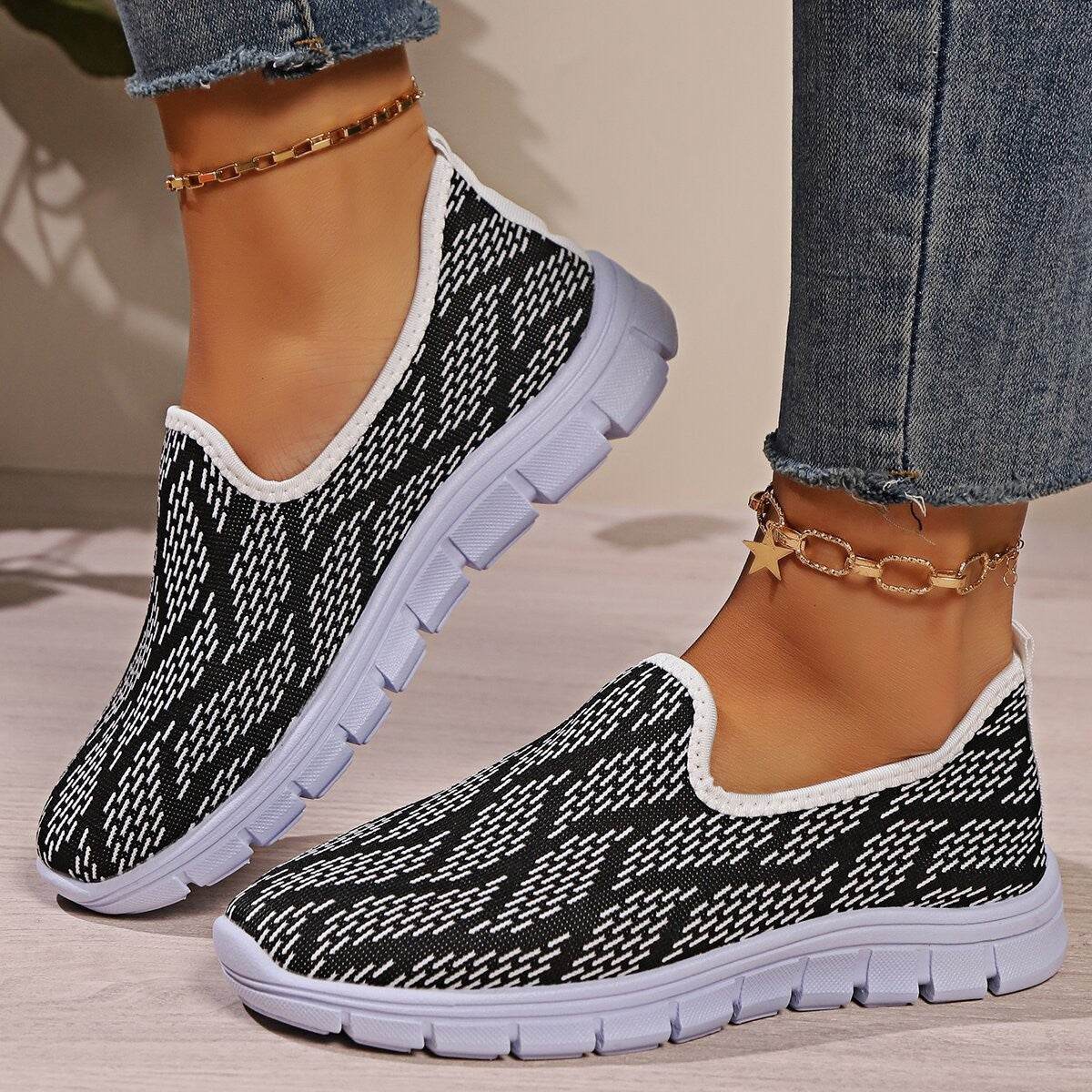 Round Toe Flat Slip-Ons - DaTrendStore.Com