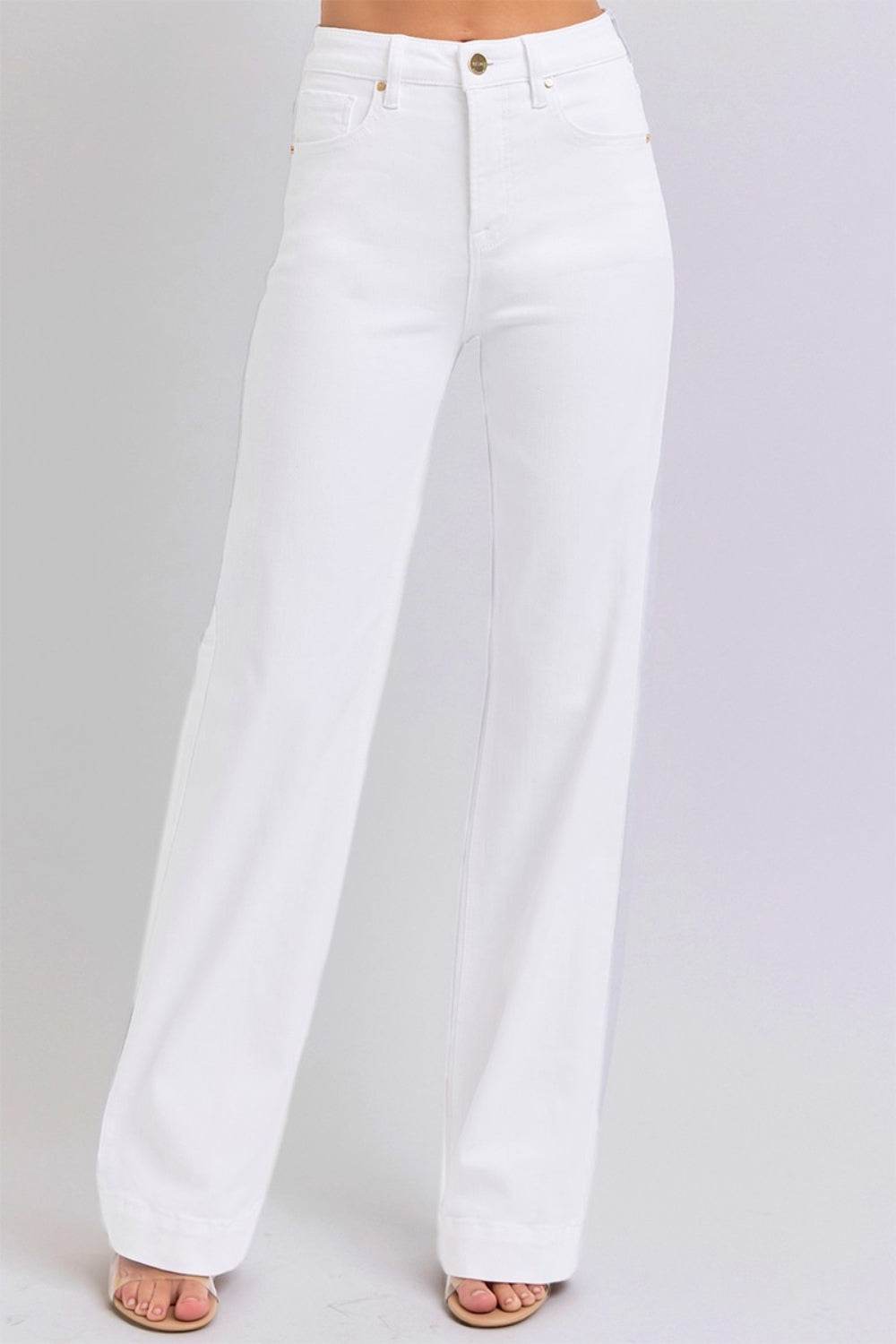 RISEN Full Size High Waist Straight Jeans - DaTrendStore.Com