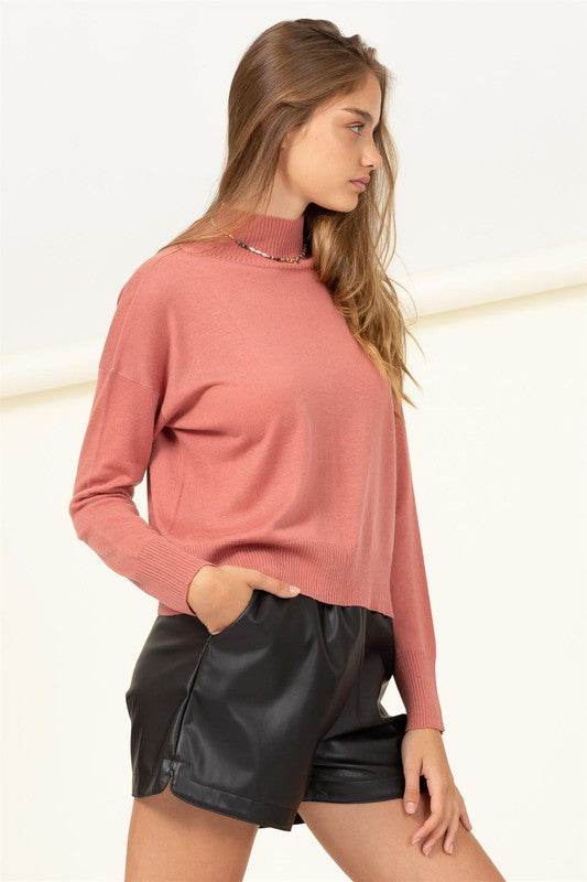 Warm Personality High-Neckline Sweater - DaTrendStore.Com