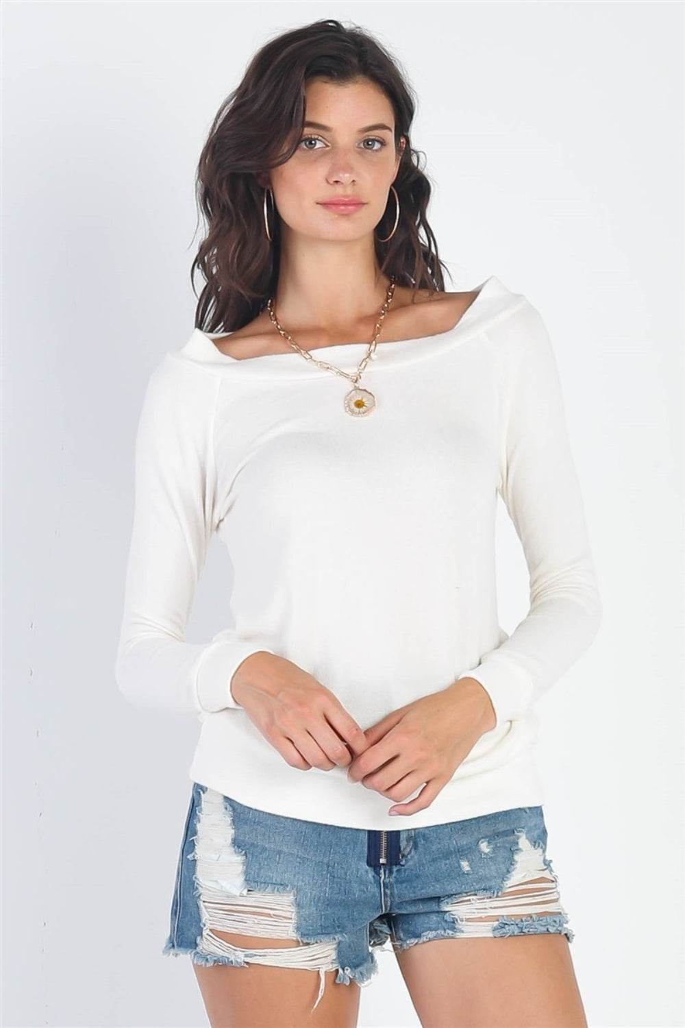 Cherish Apparel Flannel Long Sleeve Top - DaTrendStore.Com