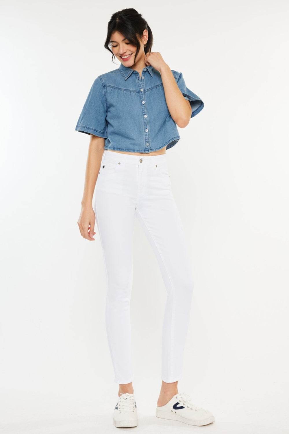 Kancan High Rise Ankle Skinny Jeans - DaTrendStore.Com