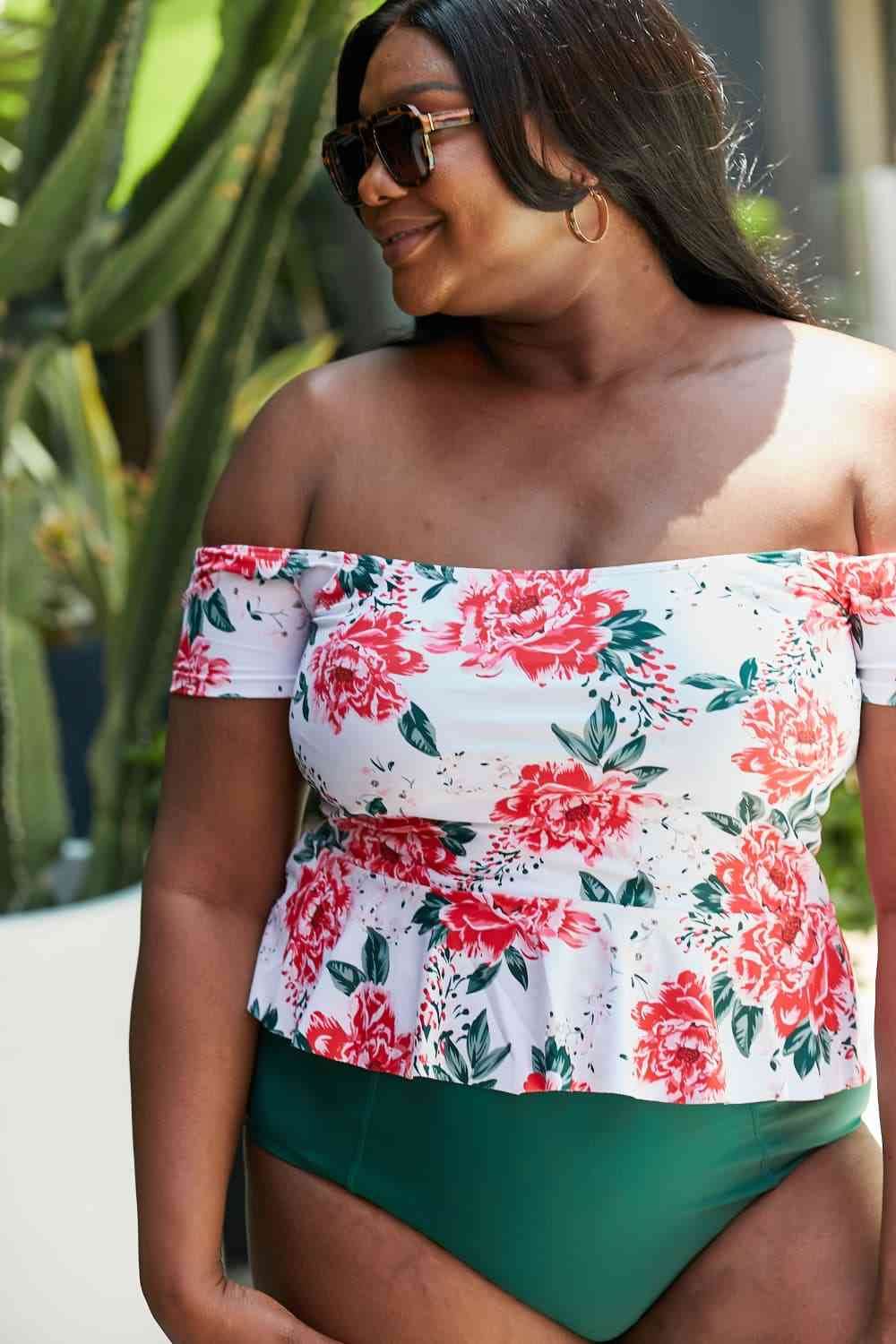 Marina West Swim Coastal Cutie Tankini Swimsuit Set - DaTrendStore.Com