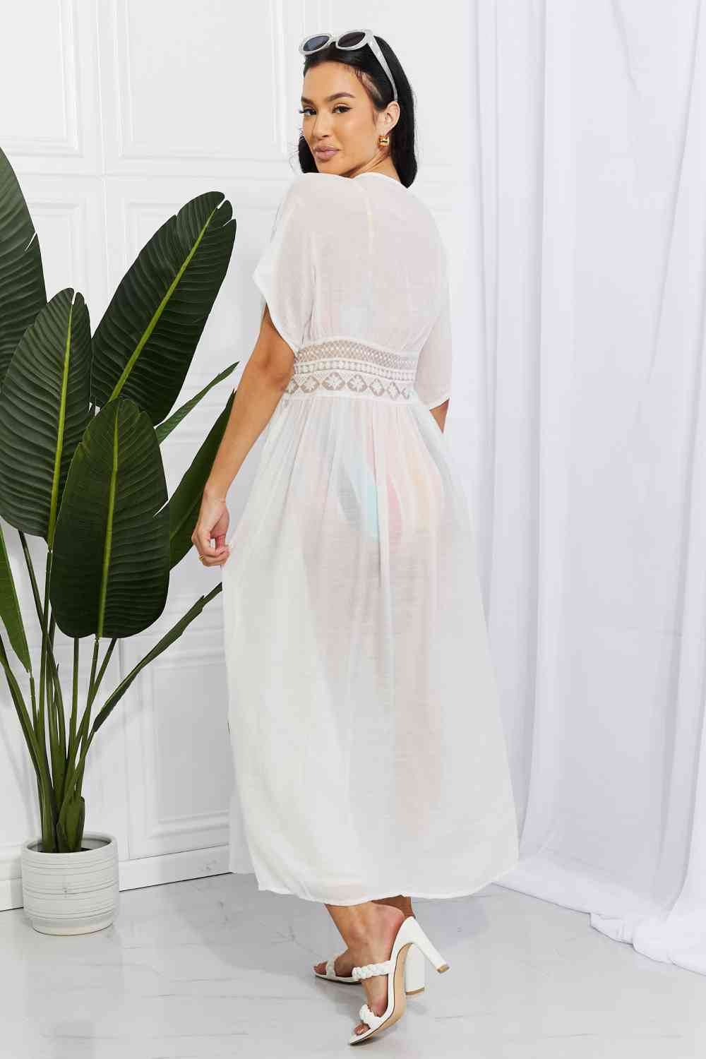 Marina West Swim Sun Goddess Tied Maxi Cover-Up - DaTrendStore.Com