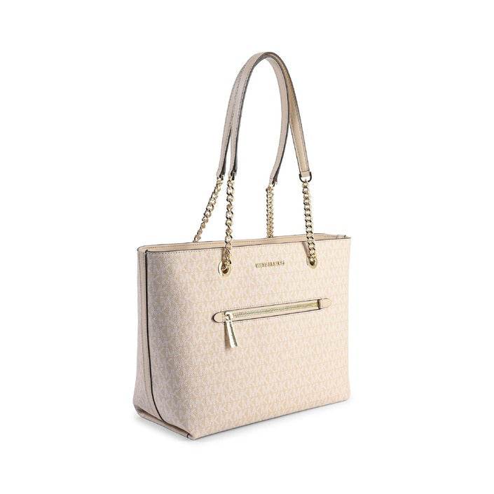Michael Kors - Michael Kors Medium fornt zip Chain Tote Bag 35R3GTTT2V BUFF - DaTrendStore.Com