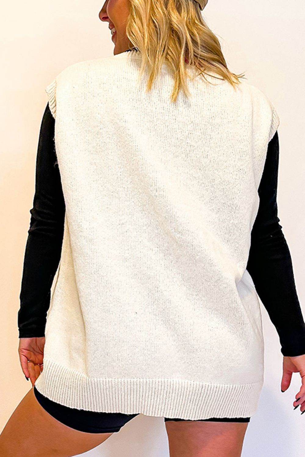 GAME DAY V-Neck Sweater Vest - DaTrendStore.Com