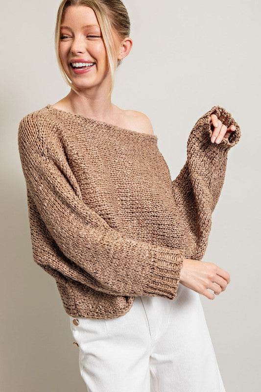 Loose Fit Knit Top - DaTrendStore.Com