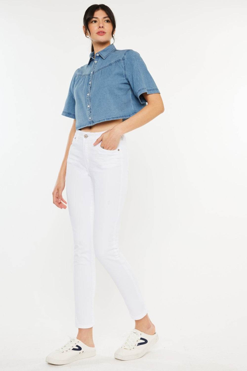 Kancan High Rise Ankle Skinny Jeans - DaTrendStore.Com
