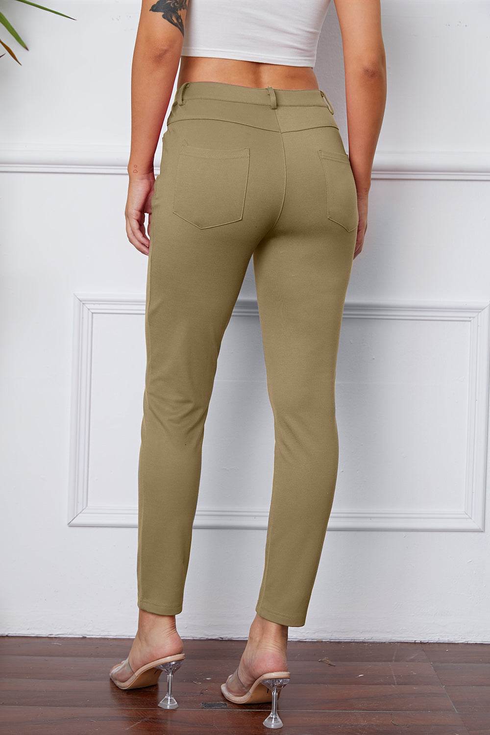 StretchyStitch Pants by Basic Bae - DaTrendStore.Com