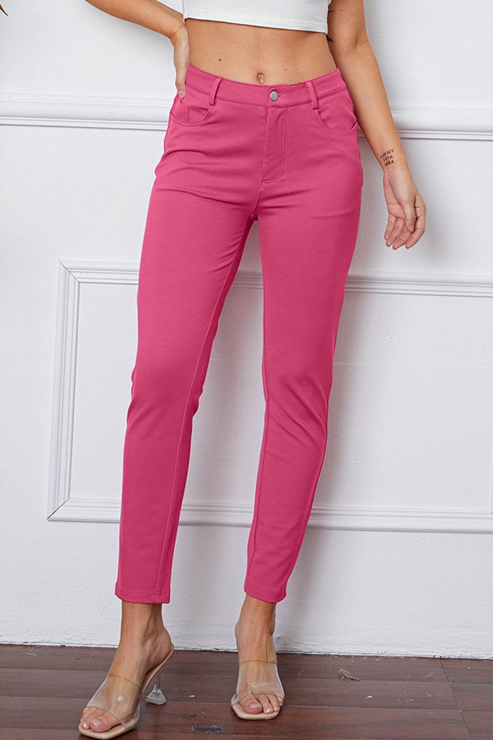 StretchyStitch Pants by Basic Bae - DaTrendStore.Com