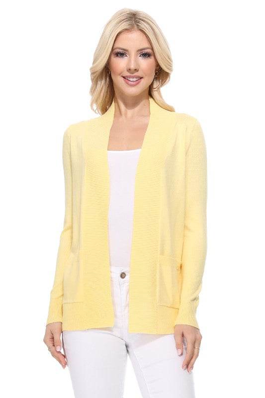 Open Front Shrug Sweater Knit Cardigan - DaTrendStore.Com