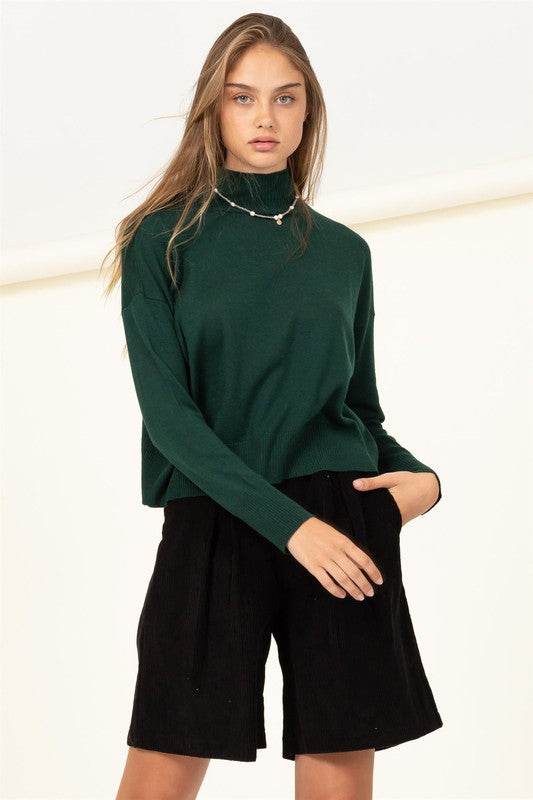 Warm Personality High-Neckline Sweater - DaTrendStore.Com