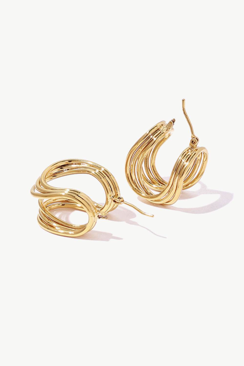 U-Shaped Hoop Earrings - DaTrendStore.Com