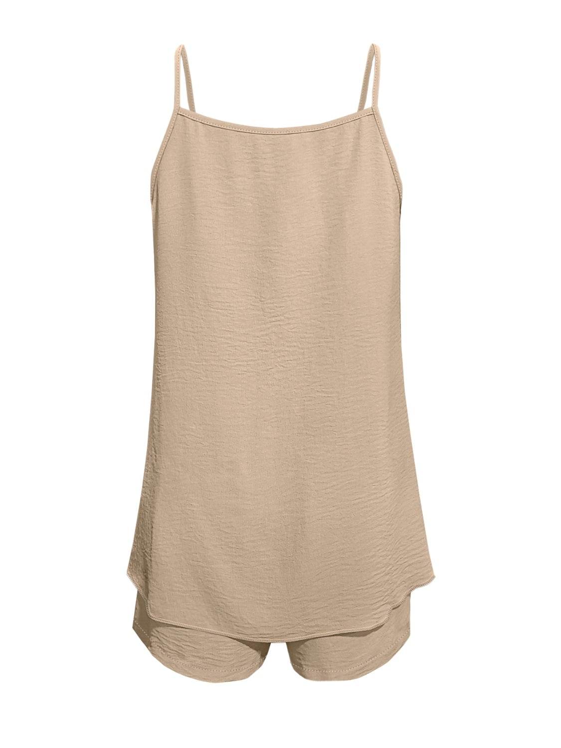 Spaghetti Strap Top and Shorts Set - DaTrendStore.Com