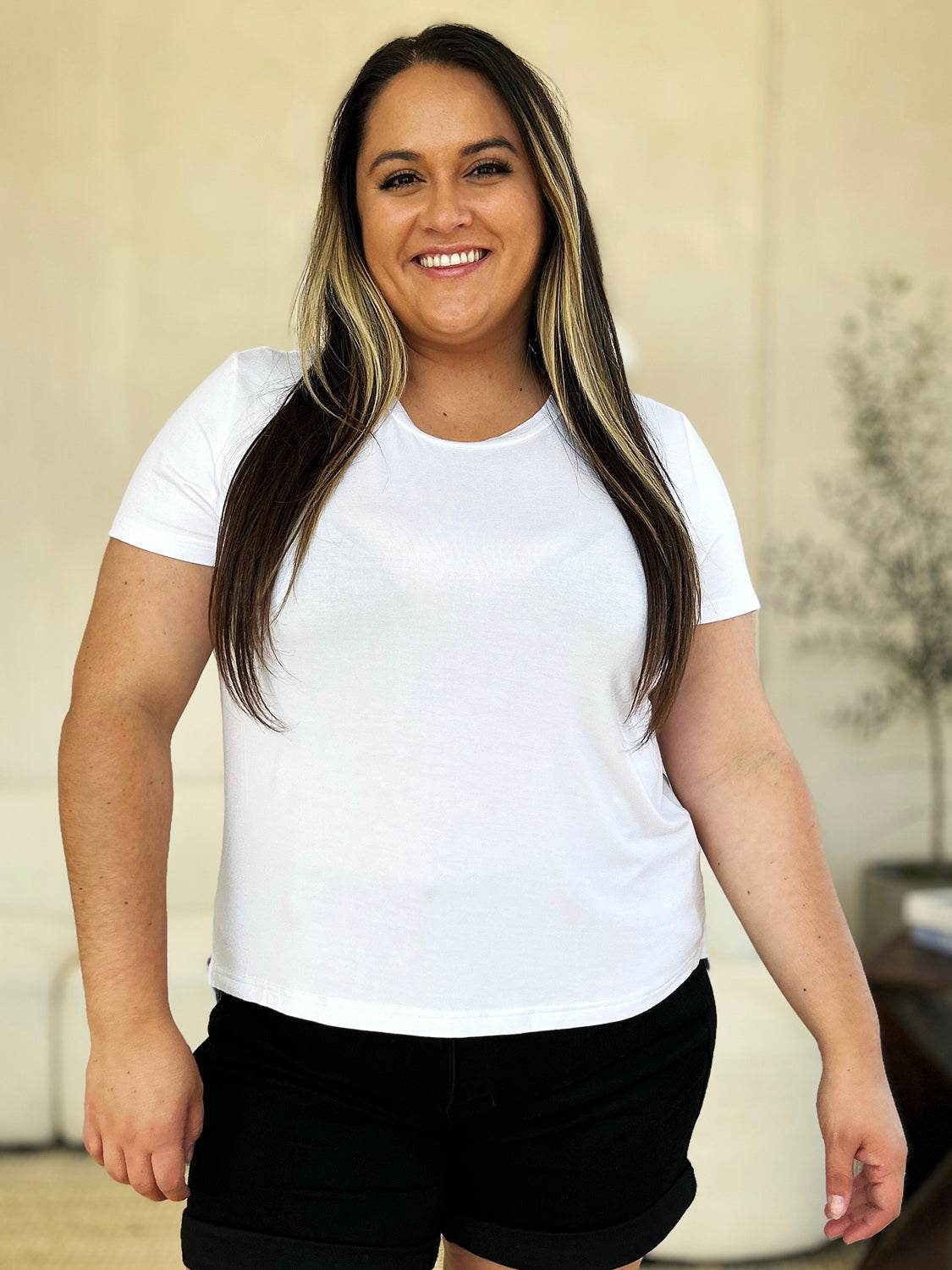 Basic Bae Full Size Round Neck Short Sleeve T-Shirt - DaTrendStore.Com