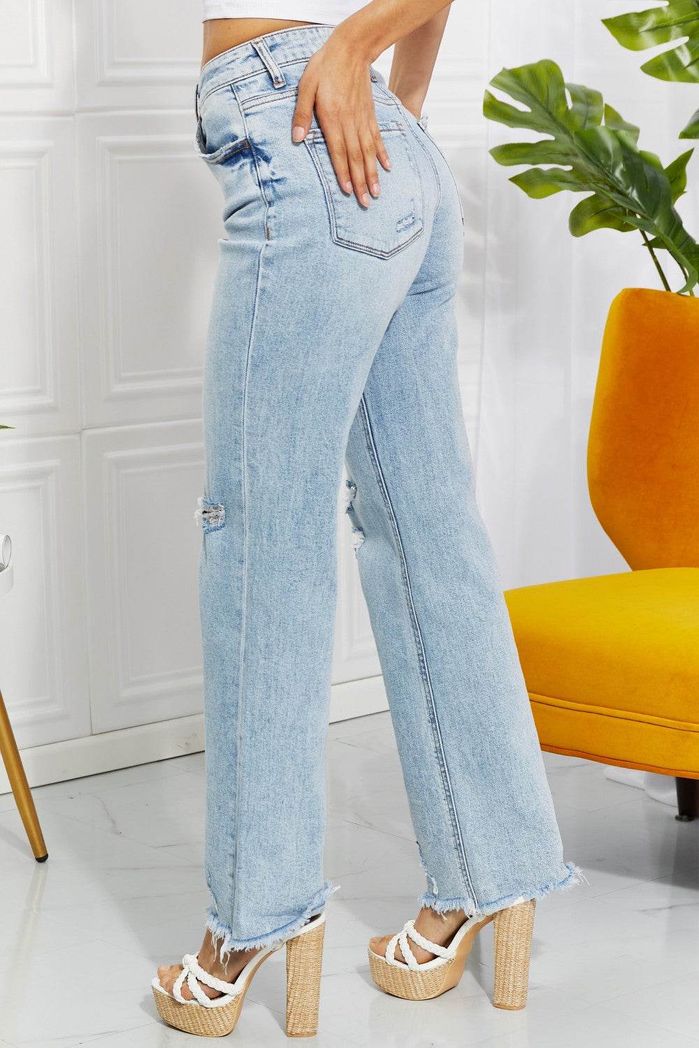 Vervet by Flying Monkey Full Size Allie 90's Dad Jean - DaTrendStore.Com
