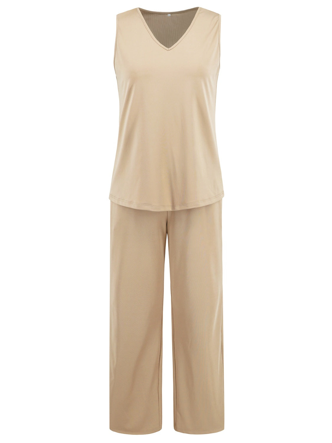 V-Neck Tank, Long Sleeve Cover-Up and Pants Three Piece Set