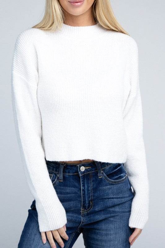 Mock Neck Pullover - DaTrendStore.Com