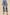 Annie Wear Dusty Blue Distressed Raw-Hem Jeans