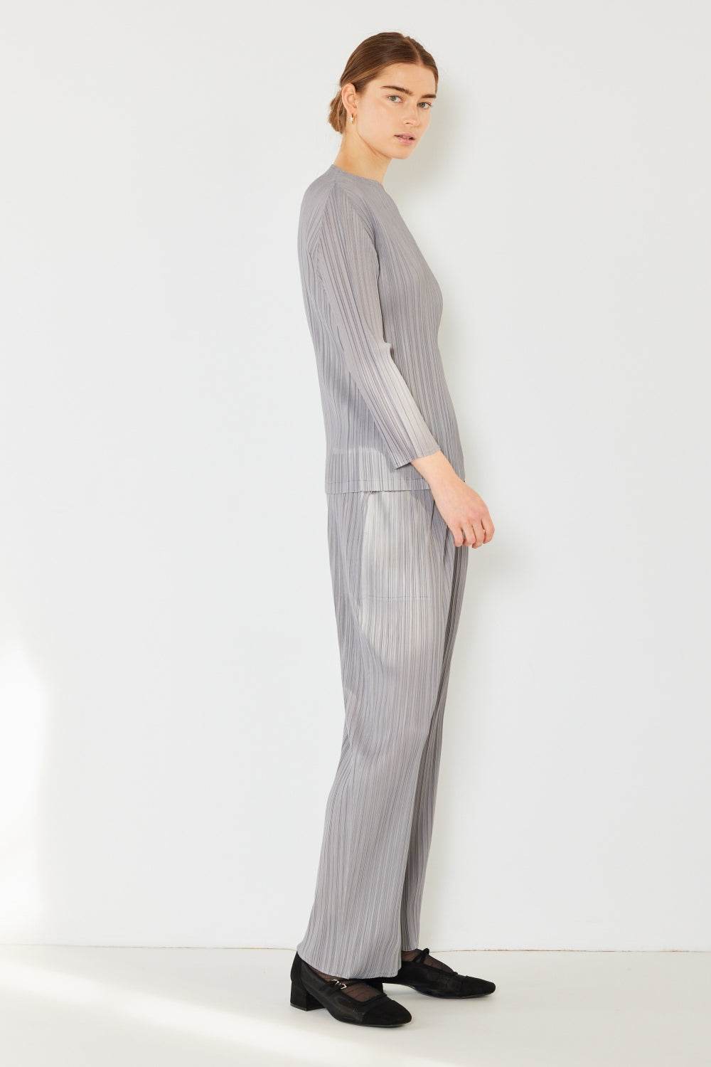 Marina West Swim Pleated Elastic-Waist Straight Pants - DaTrendStore.Com