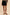 Annie Wear Black Cotton Slit Mini Skirt