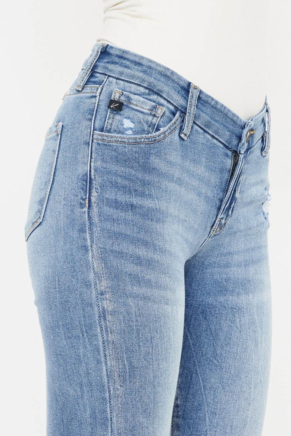 Kancan High Waist Cat's Whiskers Skinny Jeans - DaTrendStore.Com