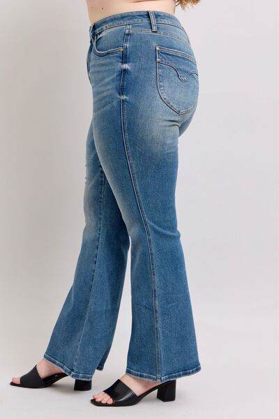 Judy Blue MR Tummy Control Vintage Wash Jeans - DaTrendStore.Com