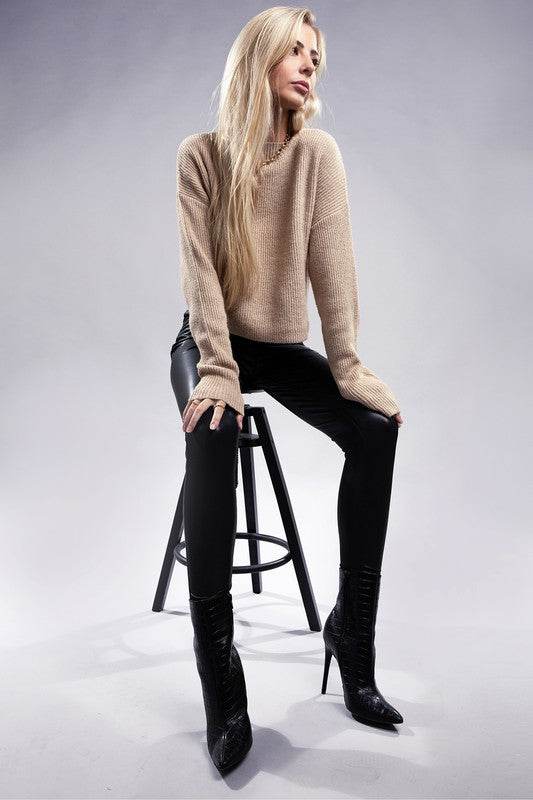 Mock Neck Pullover - DaTrendStore.Com