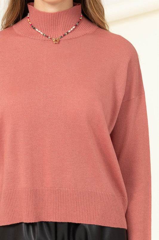 Warm Personality High-Neckline Sweater - DaTrendStore.Com
