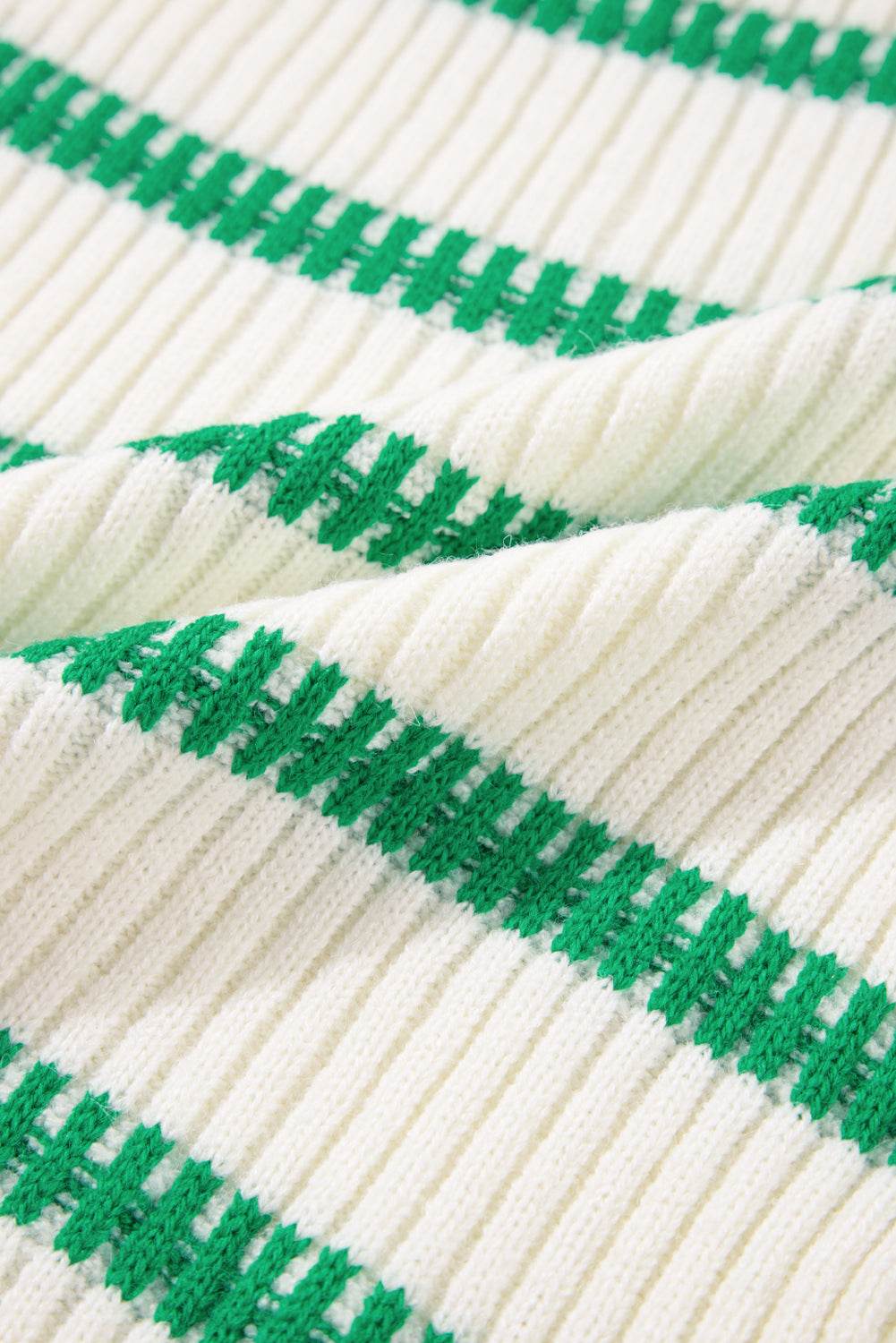 Striped Round Neck Sweater Vest - DaTrendStore.Com