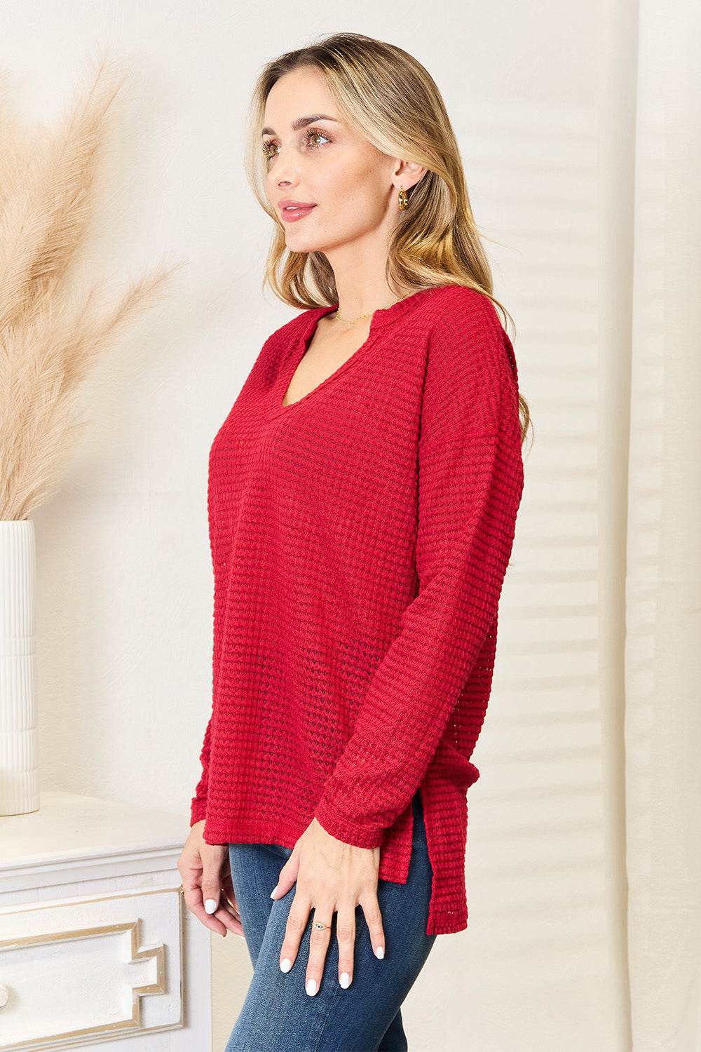Culture Code Full Size Wide Notch Relax Top - DaTrendStore.Com